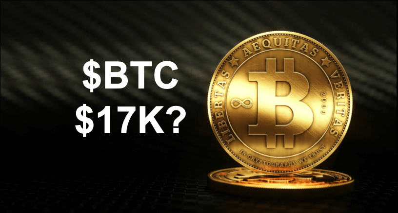 BTC 1 - بیت کوین 17000 دلار را نیز شکست!