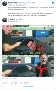 Screenshot 2022 02 17 at 10 06 09 Elon Musk Has Best Response Ever to Charlie Mungers Bitcoin Criticism 186x300 - ایلان ماسک بهترین پاسخ را به انتقادات چارلی مانگر از بیت کوین می دهد